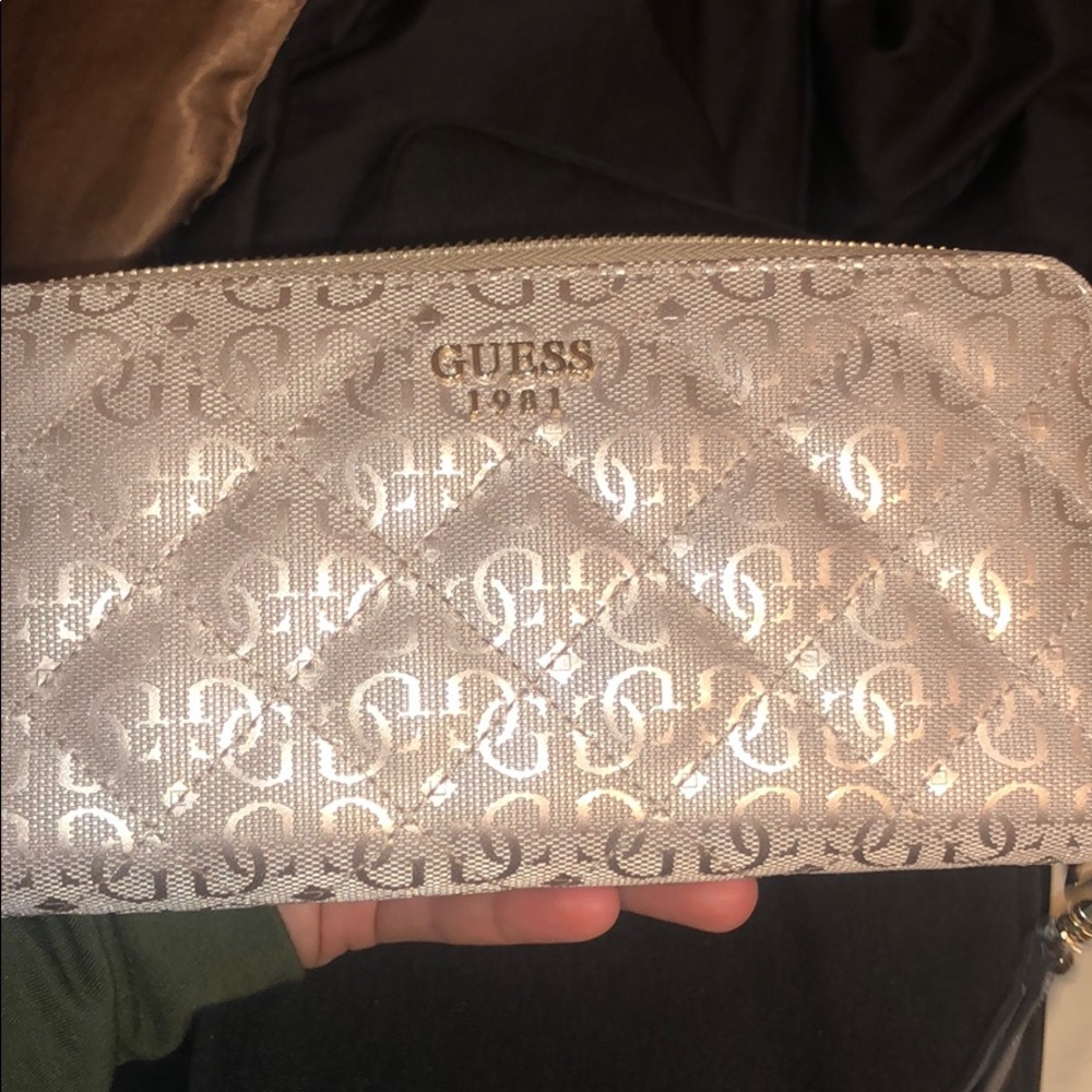 A pink wallet